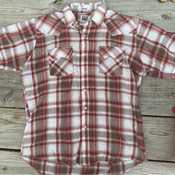 Ely Cattleman Other - Ely Cattleman Plaid Pearlsnap Men’s Shirt Large